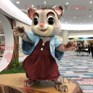 Mascottefiguur van een...