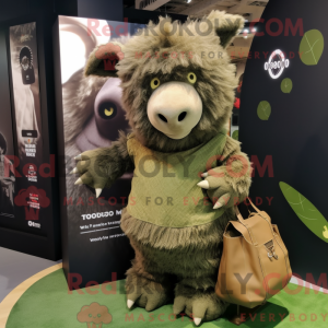 Mascot character of a Olive...