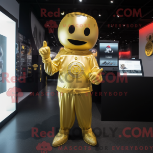 Maskottchen eines Gold-Pho...