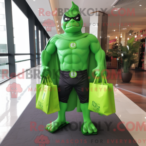 Mascot character of a Lime...