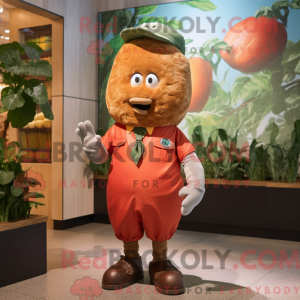 Mascot character of a Rust...