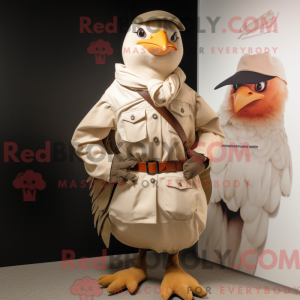 Mascot karakter van een Tan...