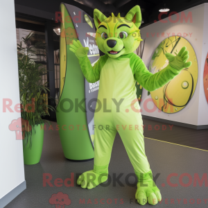 Mascot character of a Lime...