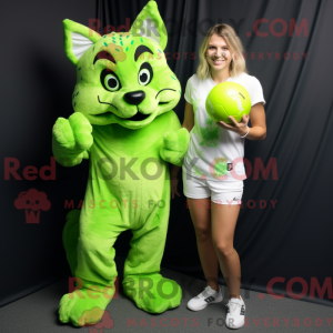 Mascot character of a Lime...
