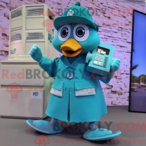 Mascot karakter van een...
