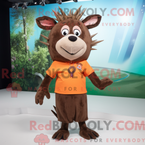 Mascottefiguur van een...