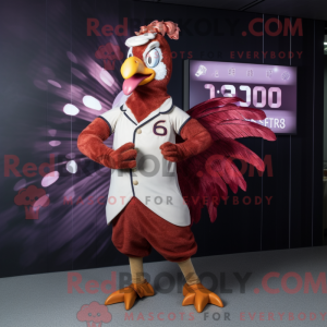 Personaje mascota de gallos...