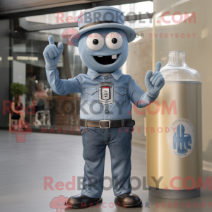 Mascottefiguur van een...