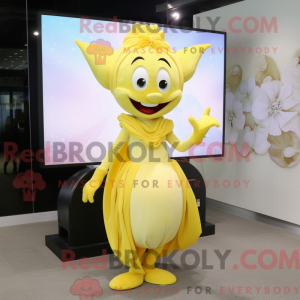 Mascottefiguur van een...