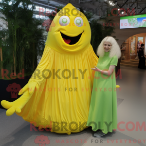 Mascot character of a Lemon...