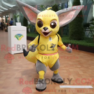 Mascottefiguur van een...