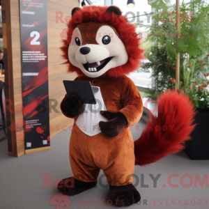 Maskot karakter af en Rust...