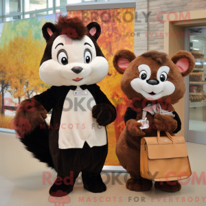 Maskot karakter af en Rust...