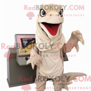 Mascot karakter van een...