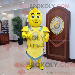 Mascot character of a Lemon...