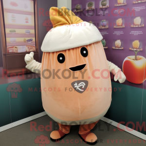Mascot character of a Peach...