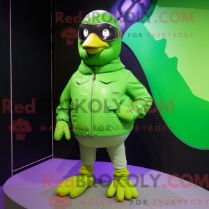 Mascot character of a Lime...