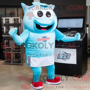 Mascot karakter van een...