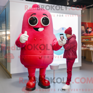 Mascot character of a Red...