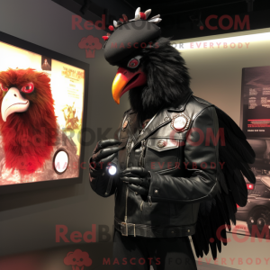 Mascot character of a Black...