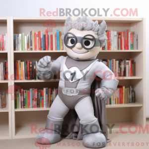 Mascot character of a Gray...