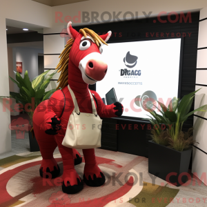 Mascot character of a Red...