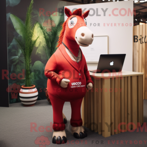 Postava maskota Red Quagga...