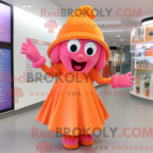Mascot karakter van een...