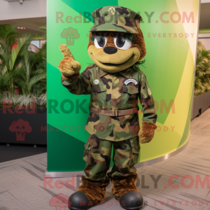 Mascottefiguur van een...