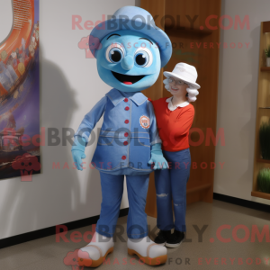 Mascottefiguur van een...