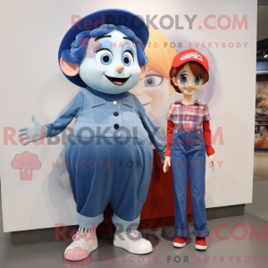 Mascottefiguur van een...