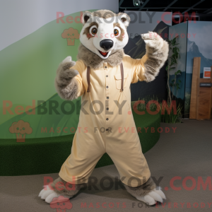 Mascottefiguur van een...