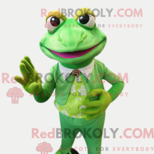 Mascot character of a Green...