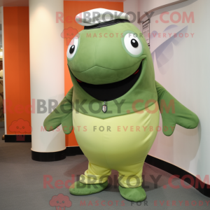 Mascot character of a Olive...