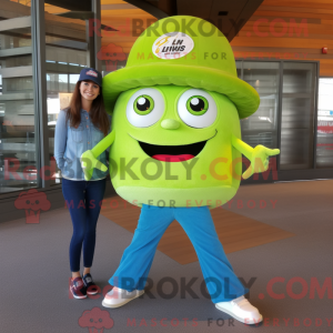 Mascot character of a Lime...
