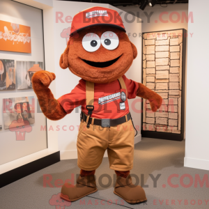 Mascot character of a Rust...