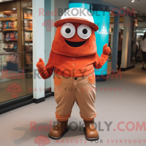 Maskot postava Rust...