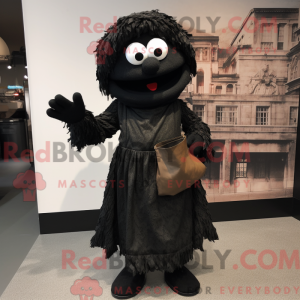 Mascot character of a Black...