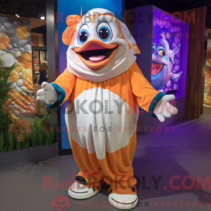 Mascottefiguur van een...