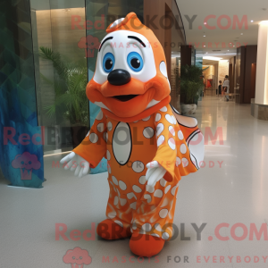 Mascot character of a Cream...