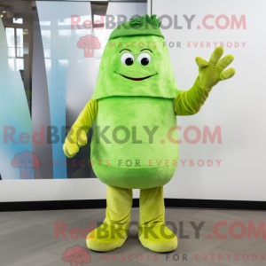 Mascot character of a Lime...