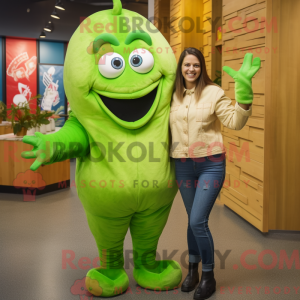 Mascot character of a Lime...
