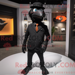 Mascot character of a Black...