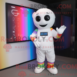 Mascot character of a White...