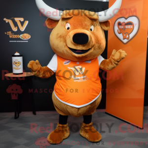 Maskot karakter af en...