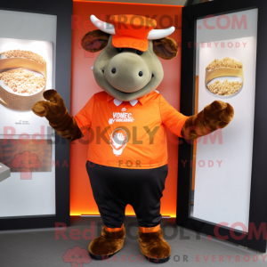 Mascottefiguur van een...