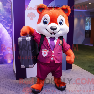 Mascottekarakter van een...