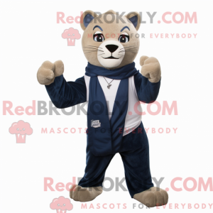 Maskottchen eines Berglöwen...