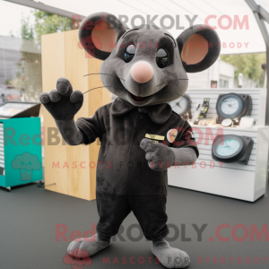 Mascot character of a Black...