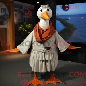 Mascot character of a Rust...